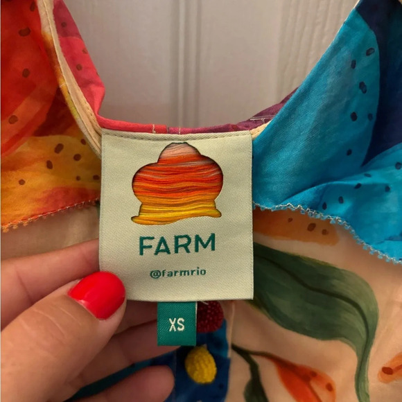 Farm RioMary’s Gardener Off-White Floral MaxiDress - Picture 9 of 9